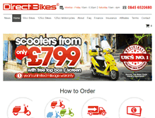Tablet Screenshot of directbikes.co.uk
